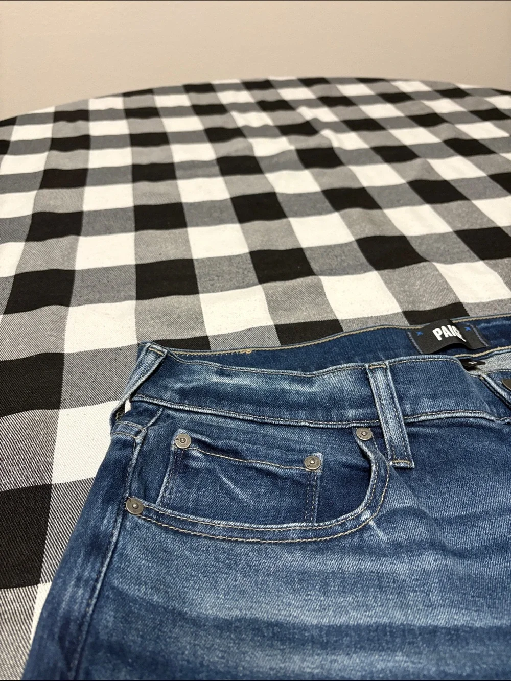 PAIGE Transcend Federal Slim Straight Jean Milburn Blue Men's 33 x 30 Stretch